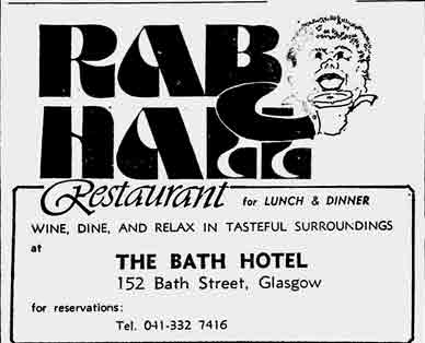 Rab Ha's advert 1977